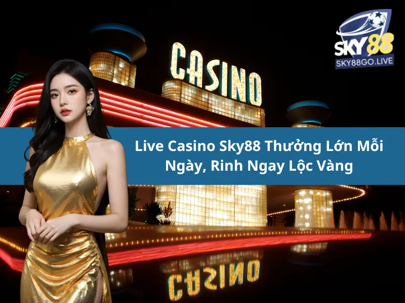 Live Casino Sky88 Thưởng Lớn Mỗi Ngày, Rinh Ngay Lộc Vàng